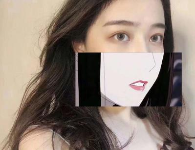 抖音动漫半遮脸素材怎么做抖音半遮脸素材图片制作教程