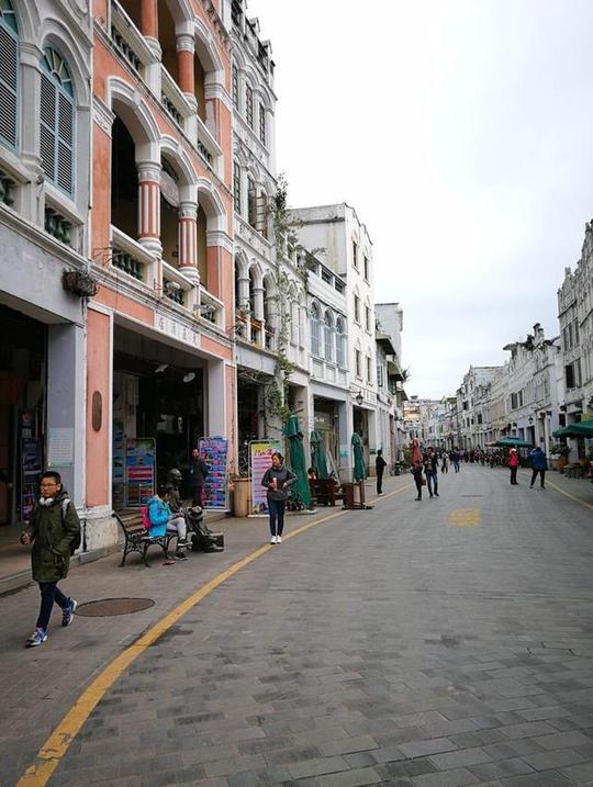 壁纸步行街街道街景商业街640_853竖版竖屏手机