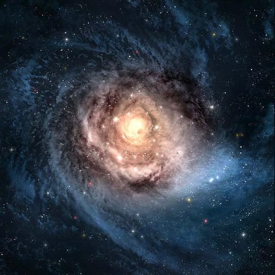 唯美星空银河系背景高清图片-素材中国16素材网