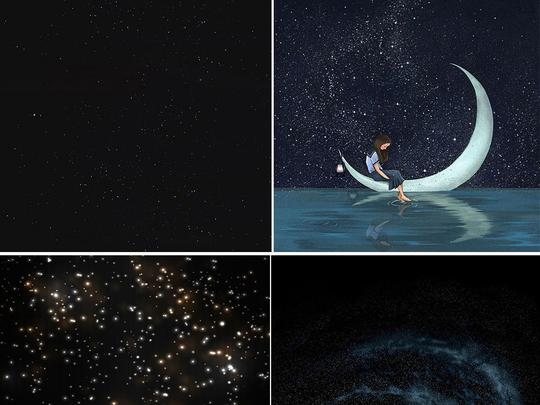 唯美梦幻浪漫星空背景图片素材图片下载tif不分层素材