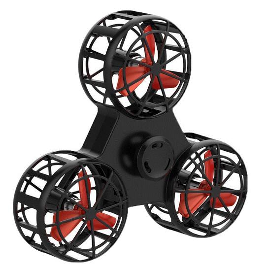 抖音飞机充电减压空中回旋器悬空会飞手指玩具飞行指尖陀螺