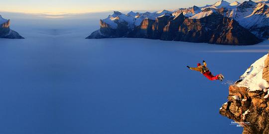 高空跳伞运动背景