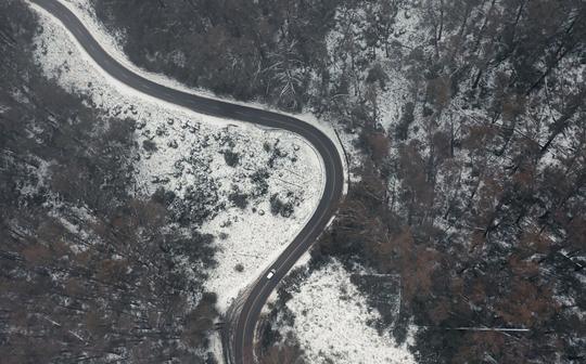 澳洲fallscreek雪山自驾游航拍