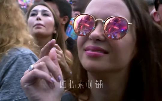 露天音乐节dj喊麦现场舞池人群蹦迪摇头led大屏幕ktv嗨房视频素材高清无水印56分钟