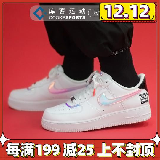 nikeairforce1af1空军镭射电玩像素板鞋男dc0710-dc2111-191
