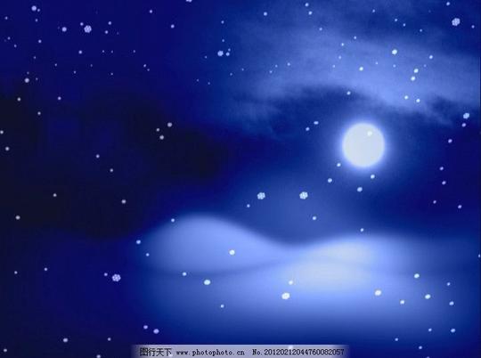 高清圣诞节视频素材高清晰云雪月亮黑夜圣诞版视频剪辑