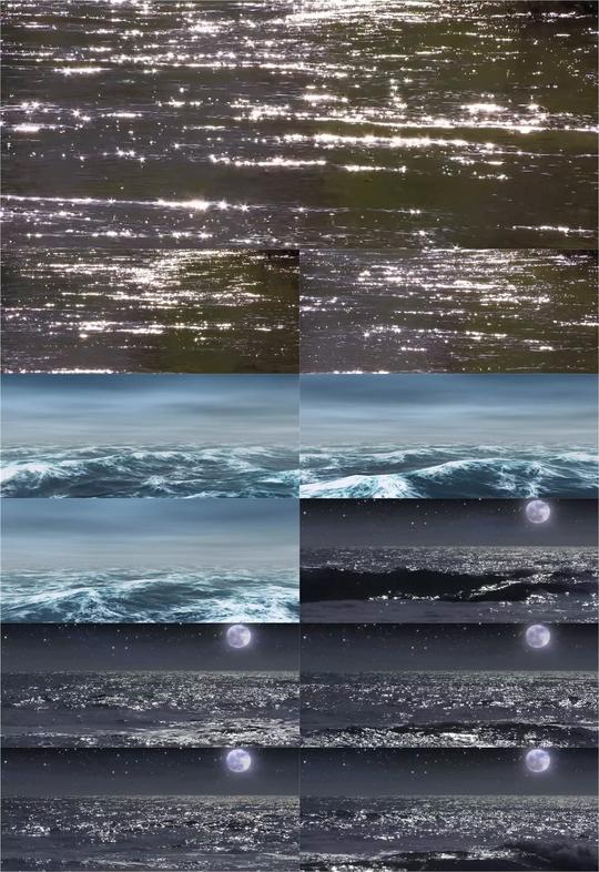 河流海浪大海月亮的视频素材图片设计高清其他模板下载120.42mb