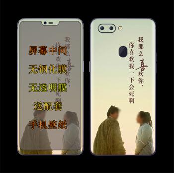 逆翔来图照片写真定制oppor15手机磨砂彩膜全身贴纸