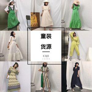 2019夏新款女韩国连衣裙档口直pi一手货源代发武汉汉正街服装pi发