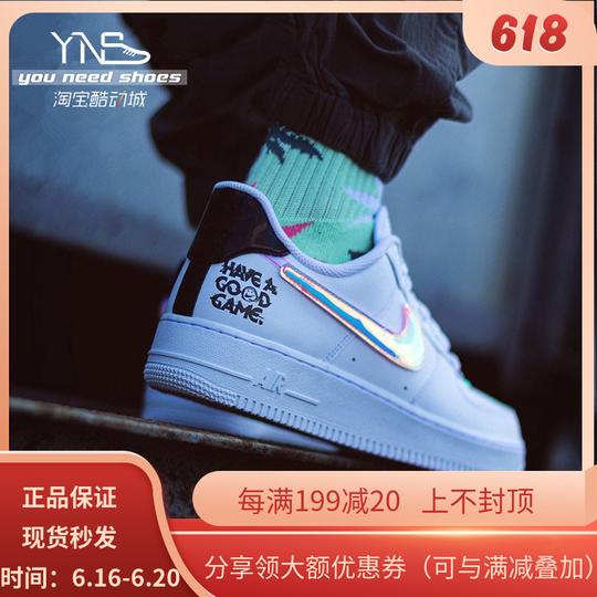 油腻叔nikeairforce1af1空军镭射电玩像素dc0710-dc2111-191