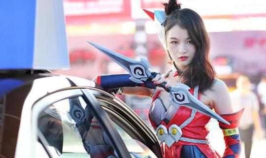 最有创意的车展,丰田雷凌185t与"阿珂"实拍,车友大呼过瘾