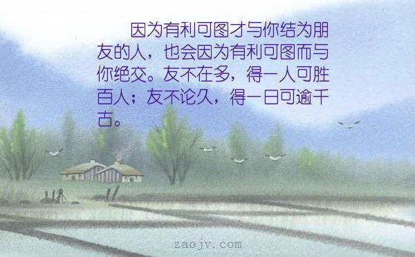 九,讽刺友谊的句子?