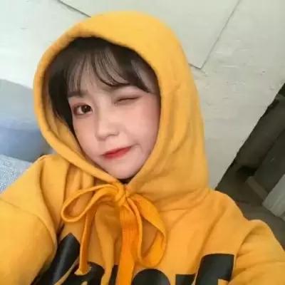 黄色系女♀头,女生,可爱,抖音