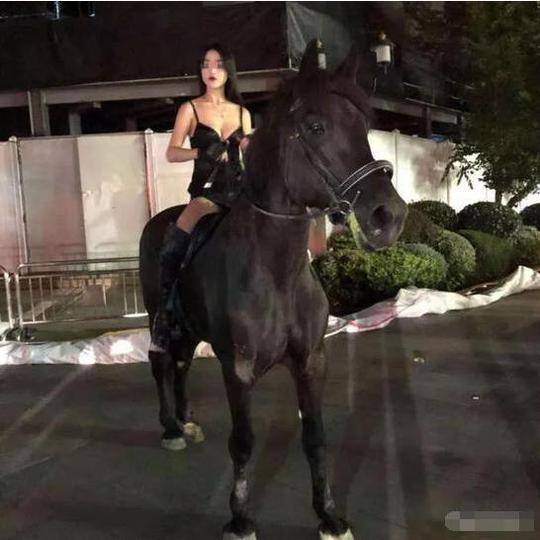 再现花式作妖!网红为拍抖音穿吊带深夜上海闹市骑马被