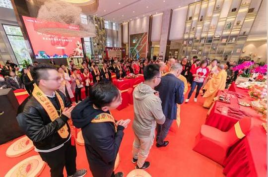聚龙世茂国风:听梵音沾佛喜新春祈福团拜大典圆满礼成