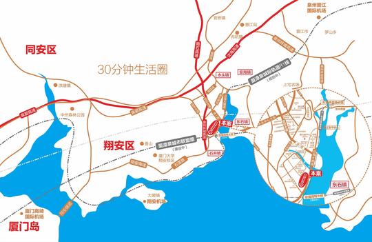项目核心基地位于海联创业园沿海大通道西侧,地处水头镇东部,作为