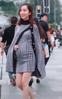 抖音“最美孕妇”火了，穿高跟鞋引热议，女生:支持!男生:换鞋