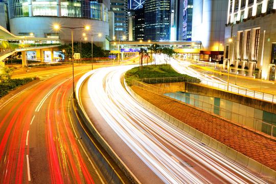 香港_交通_夜晚_图片大全—全景创意图库（quanjing.com）中国领先的正版图片视频素材网站