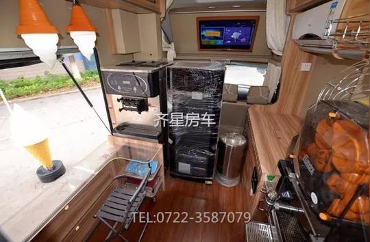 创业旅居两不误—齐星依维柯c型房车(售卖车)