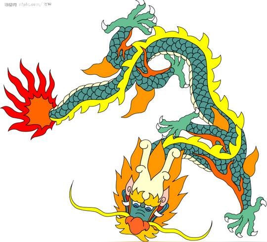免抠透明素材:中国龙