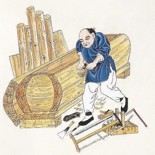 北京人要面子,死了也要有个"好房子",所以棺材铺的生意非常好做,做
