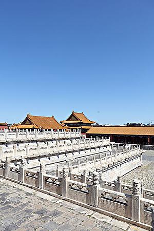 中国古代建筑故宫屋顶的素材
