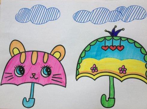 儿童画伞雨伞490_367