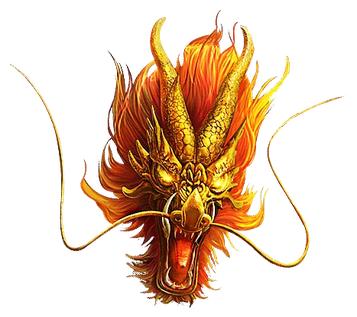 金龙中国龙飞龙龙腾龙纹中国风免抠png元素素材，【查看来源浏览大图】441*392像素