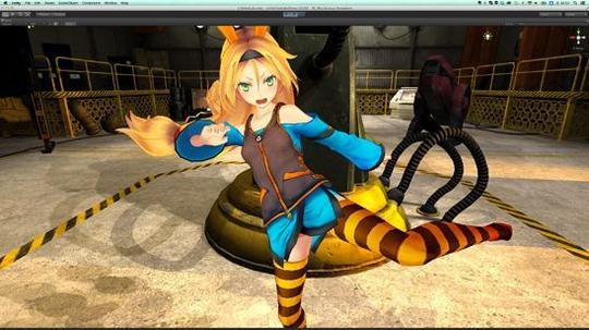 日本unity推广游戏引擎推出官方角色unity-chan