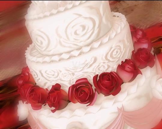 炫动素材绚丽动画大蛋糕生日-婚庆婚礼视频素材