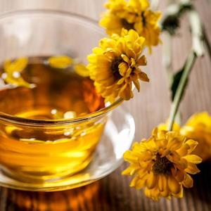 菊花茶图片 白菊花茶图片 茶百科