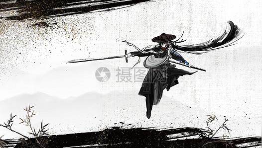 武侠中国风背景图片下载
