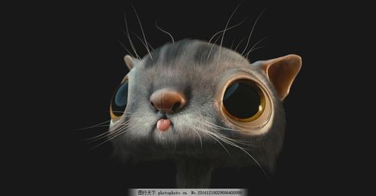 猫小猫抽象猫卡通猫超现实风格动物精灵实用图片素材