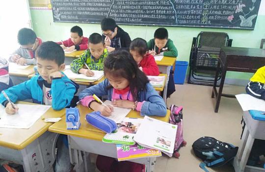 学生正在认真学习