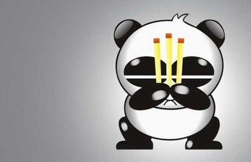 熊猫烧香表情包 一路好走