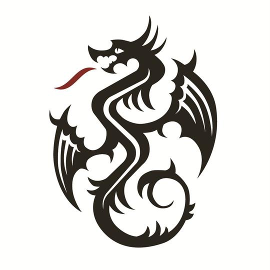 中国龙图腾素材