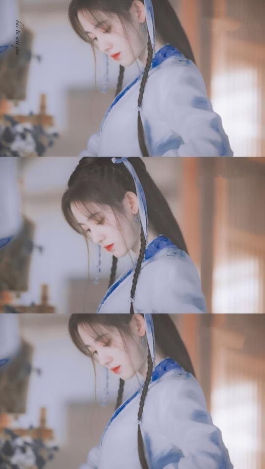 鞠婧祎|雪文曦cr.白兔尾裙