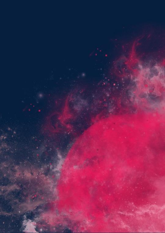 彩色彩色喷雾单个海报免扣粉色星空免扣素材手机端:梦幻星空免