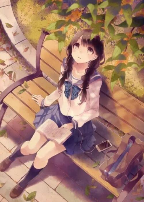 二次元美图青春校园唯美卡通萌系甜美动漫文艺小清新可爱