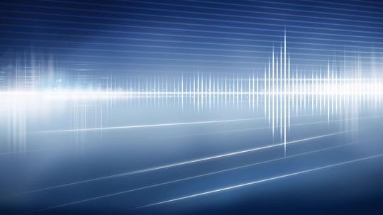 声音声波电子信号音柱波形动态背景视频素材