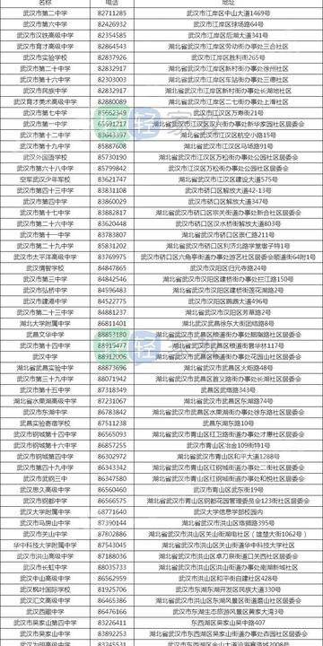 武汉市二批高中哪个好