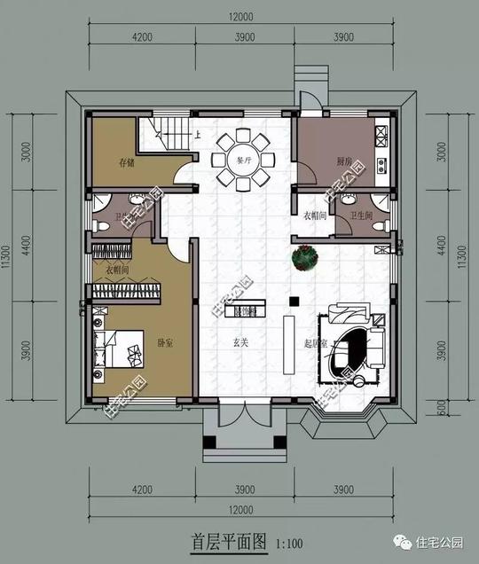 12x13米典雅欧式别墅(全图+预算+视频展示)