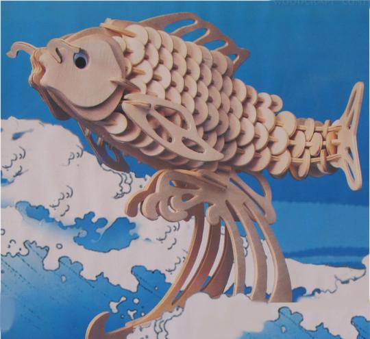 大暴龙/地摊创业热销货源/立体仿真木制模型拼图拼板