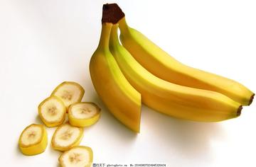 黄色香蕉片图片