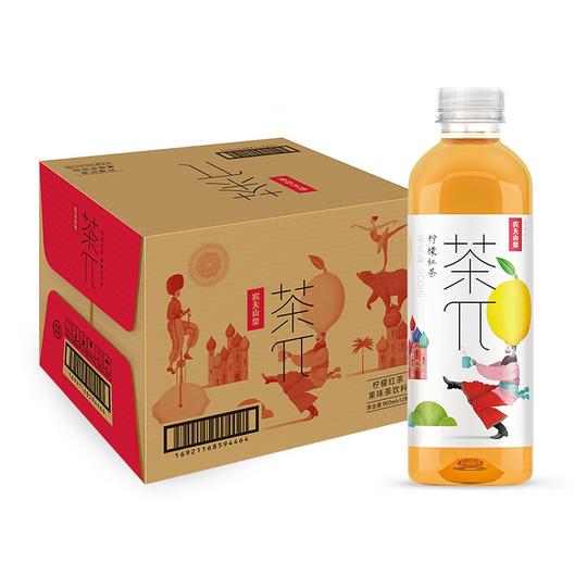农夫山泉茶π（茶派）茶饮料柠檬红茶900ml*12瓶整箱装