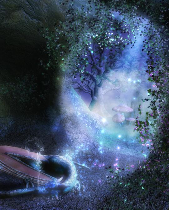 蓝色梦幻唯美背景素材高清图片免费下载(图片编号:)_.