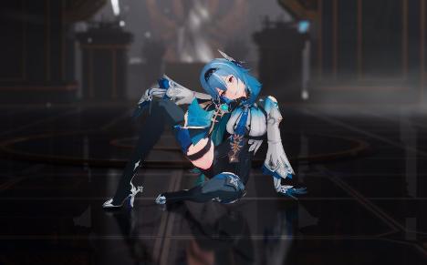 【原神mmd】短视频!真的短!优菈三渲二试试看，风有点大，应该快下雨了~