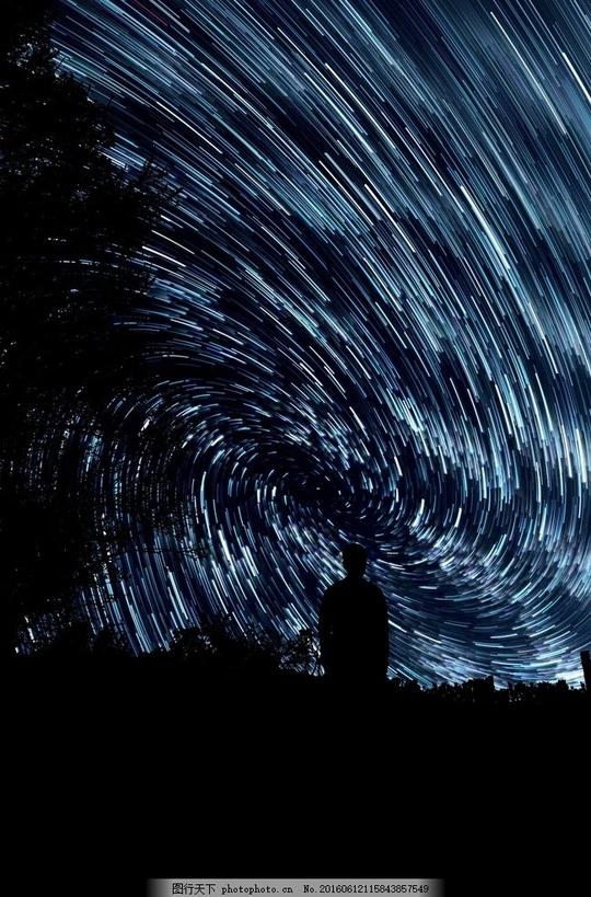 流星雨天空夜色夜幕素材天下摄影自然景观自然风景