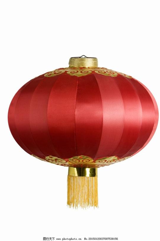 红灯笼灯笼过节春节喜庆红色中国民俗摄影生活百科生活素材