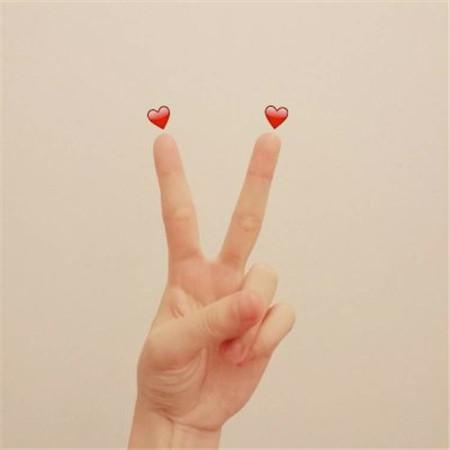 抖音比心告白手势图片大全抖音表白手势怎么做(2)